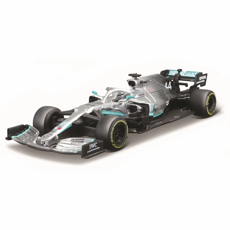 Модель автомобиля Bburago 1:43 2019 Mercedes F1 W10 EQ Power + #44 Льюис Гамильтон литые автомобили из