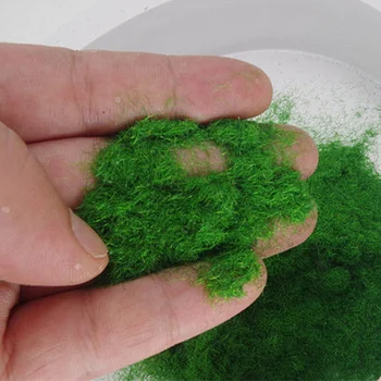 

30g seven Colors 3mm Grass Powder Flock Adhesive Nylon Grass Powder Model Building Material CFA5 Building model material