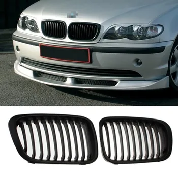 

Car accessries Kidney M Sport Grilles 4Dr 4Door Saloon Compact for BMW E46 3 Series 1998 1999 2000 2001 Kidney Grill Paint black