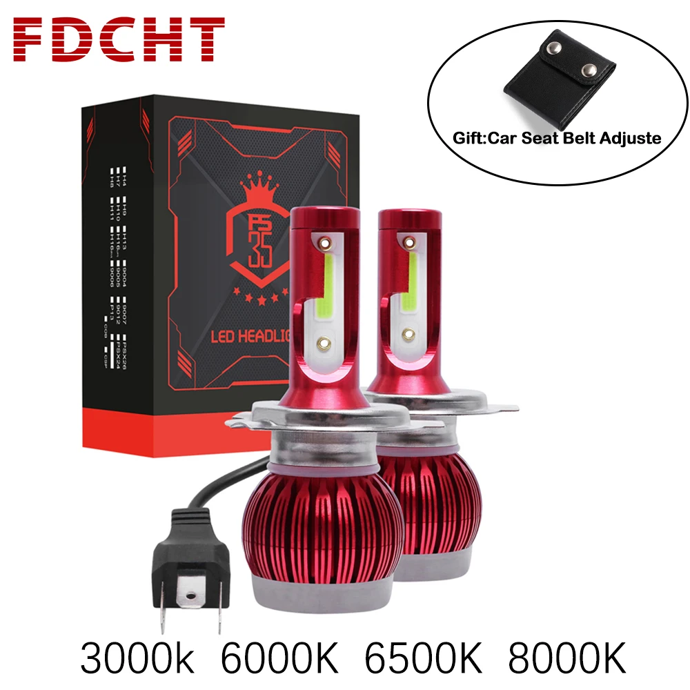 

FDCHT motorcycle car led light h1 h11 led h4 h7 led car headlight bulb psx24w h15 h27 d1s d2s d4s 24v hb3 hb4 h8 h3 turbo super