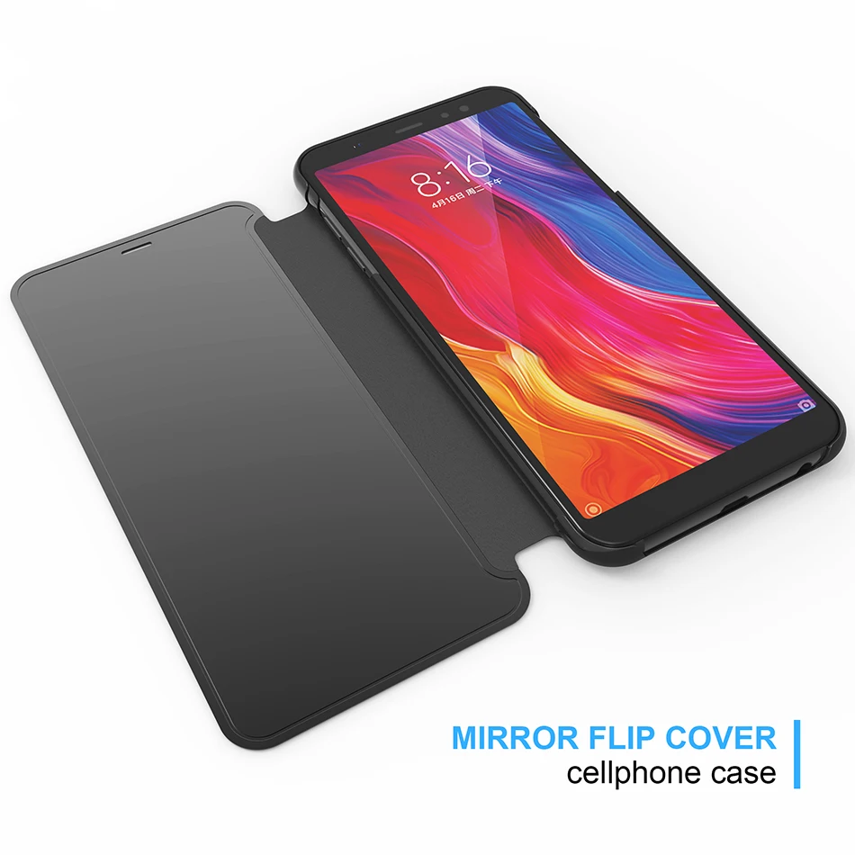 Зеркальный флип-чехол для huawei Коврики 30 Lite Y5 Y9 Honor Note 10 P30 Pro NOVA для детей 3, 4, 5, 5T 6 SE V30 9X чехол для телефона Коврики 20 30 pro