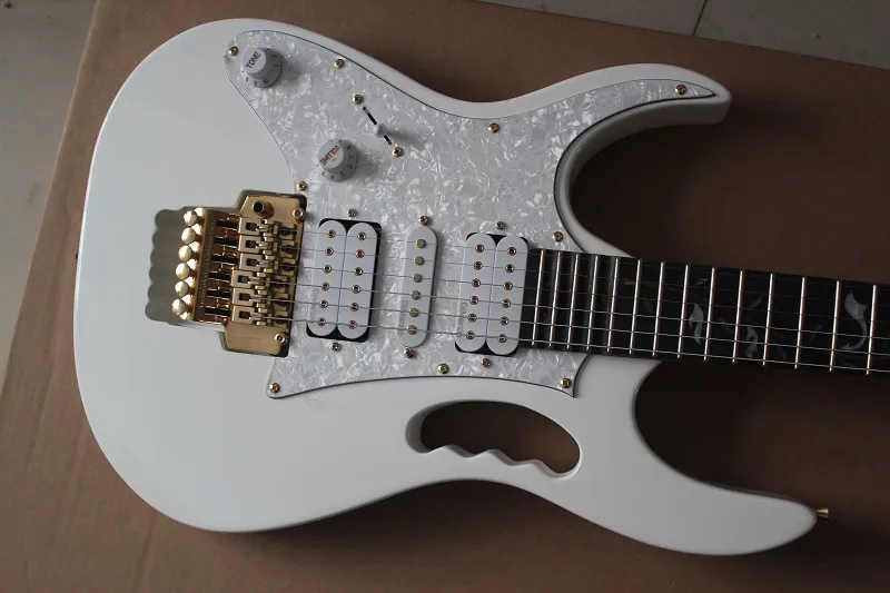 

top quality musical instruments new Left hand white electric guitar with tremolo Tree of Life inlay free shipping 1yue15