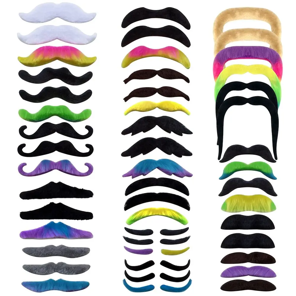 Auto-Adhésif Moustache Fête,Fête Costumée Moustaches,Moustaches  Déguisements,Auto-Adhésif Moustache,Moustache Autocollante - Cdiscount Jeux  - Jouets