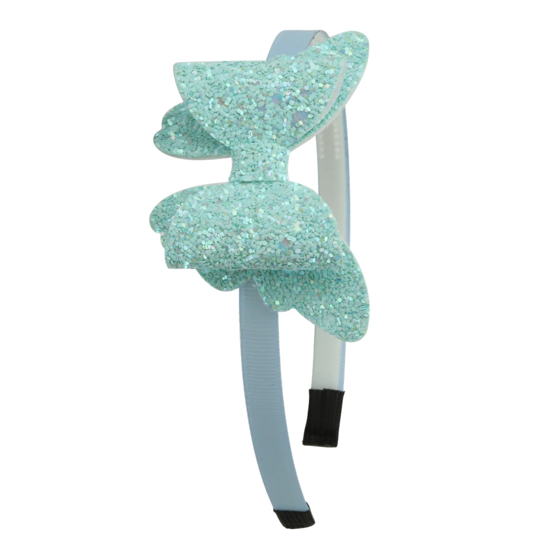 butterfly bow7 1 шт., блестящий Радужный бант, повязка на голову, ободок для вечеринки, 3 дюйма, градиентный Блестящий бант для волос, Бабочка, пластиковые повязки на голову, аксессуары - Цвет: butterfly bow7