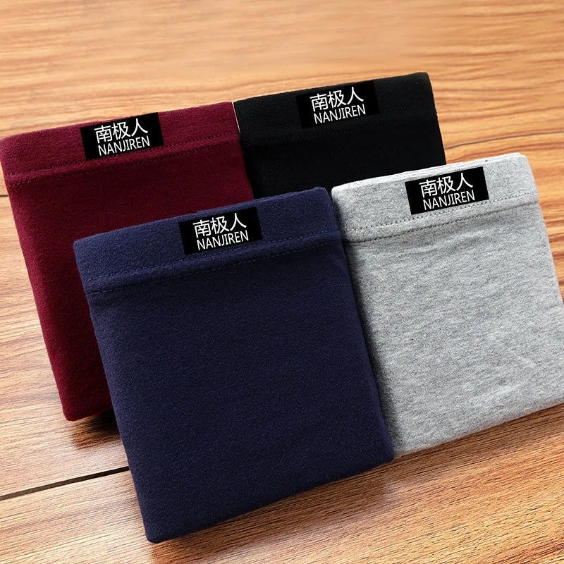 

4pcs/lot Male Panties Cotton Men's Underwear Boxers Breathable Man Boxer Solid Underpants Comfortable Brand Shorts Plus Size 4XL