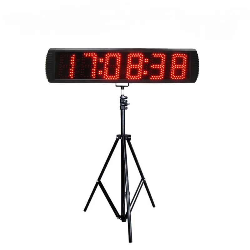 Портативный светодиодный таймер обратного отсчета Ganxin 5 дюймов 6 цифр|clock digital