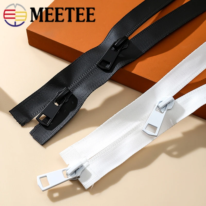 Meetee 2 шт. 20 150 см 5 # нейлоновая невидимая Водонепроницаемая молния с двойной