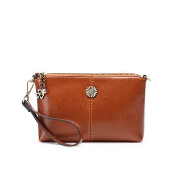 

Cowhide handbags messenger bag bag leather clutch bag shoulder bag mini bag