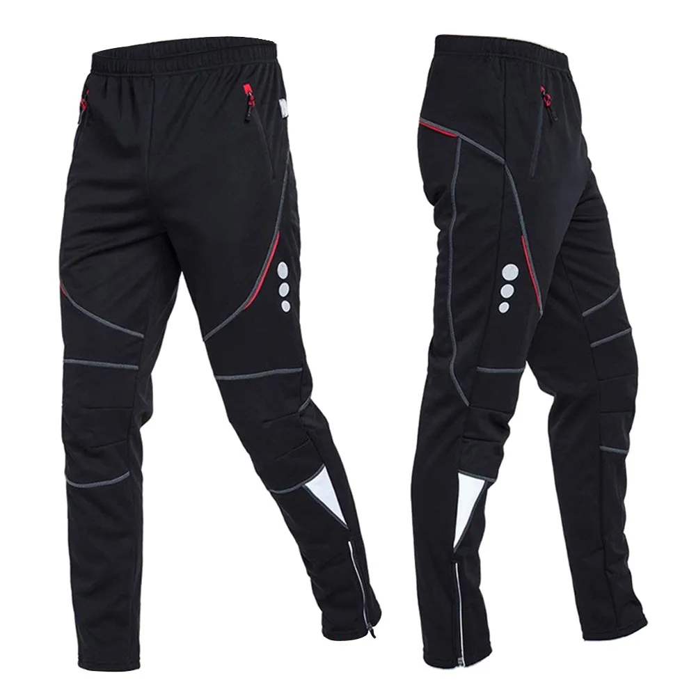

Men's Windproof Thermal Fleece Cycling Pants
