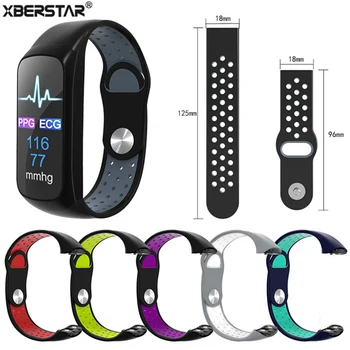 

18mm Silicone Watchband Strap for Samsung Galaxy Fit R370 Smartwatch Replacement Watch Band Sports Strap Bracelet