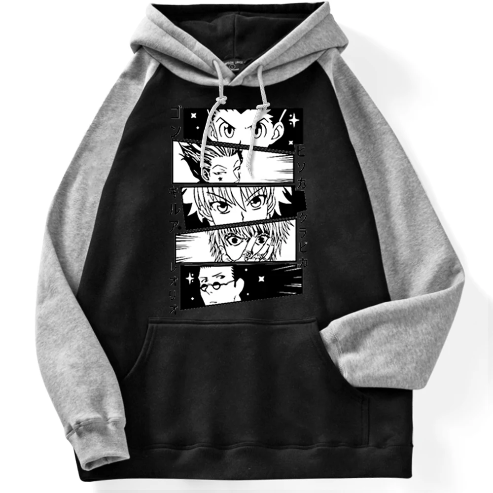

Men Hoodies HunterÃ—Hunter Fashion Anime Hoodies For Men Hip Hop Comics Pattern Clothing Trend Street Mens Sweatshirt Oversize