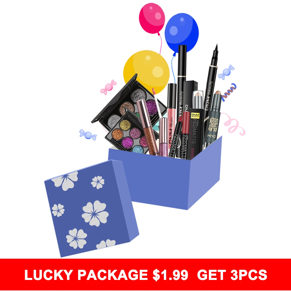 

LISM Makeup Set Sell As Lucky Bag Cosmetic Eye Shadow Lipstick Lip Gloss Eyeliner Random Style Waterproof Eye Makeup Lucky packy