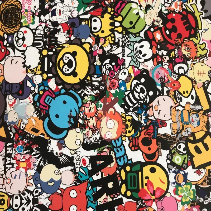 cartoon sticker bomb vinyl sticker 8