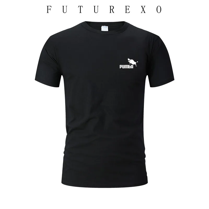 

2019 funny tee cute t shirts homme Pumba men casual short sleeves cotton tops cool tshirt summer jersey costume t-shirt