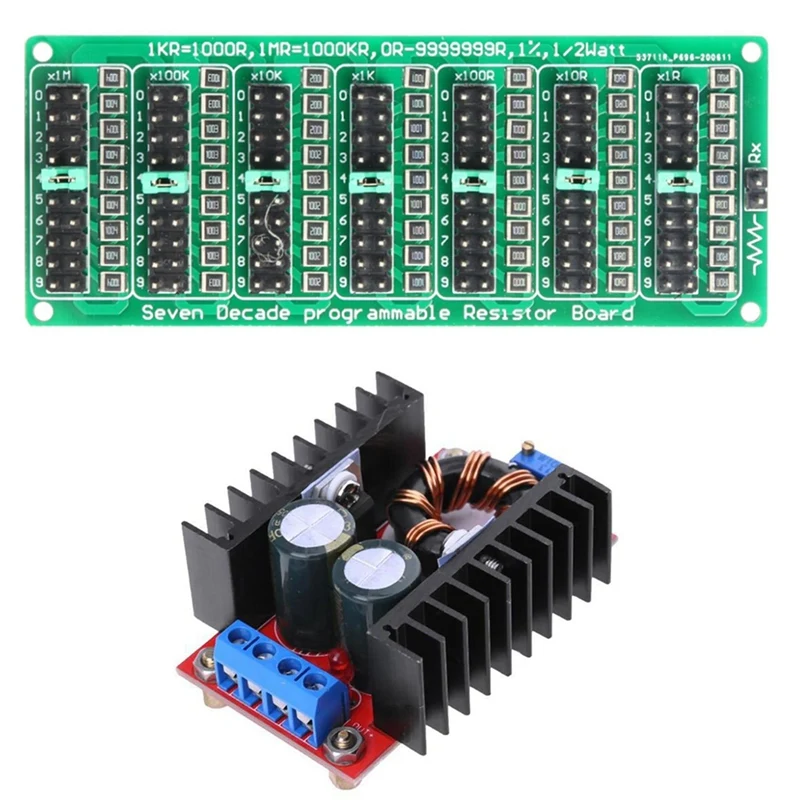 7-десяти 1R-99999r SMD резистор ползунковый плата с 1 шт. от 10-32 В до 12-35 в Повышающий