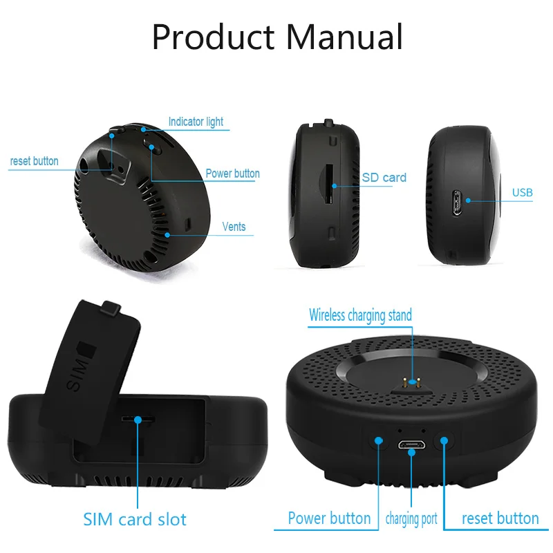 Мини камера компактная 2020 дюйма Wi Fi HD 1080P ночное видение|Компактные видеокамеры| |
