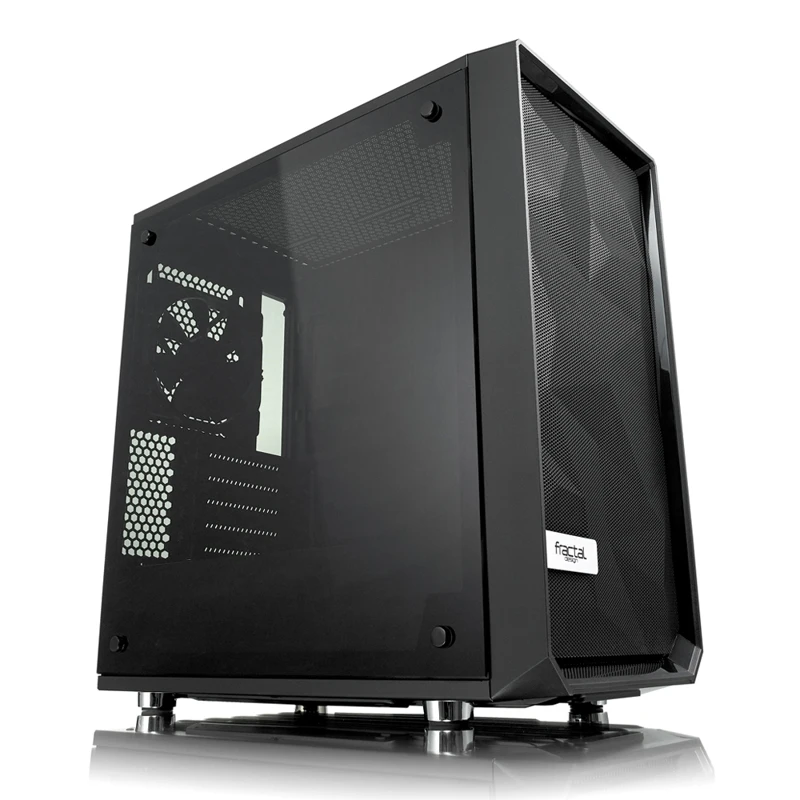 Корпус Fractal Design Meshify Mini C TG черный без БП mATX 5x120mm 4x140mm 2xUSB3.0 audio bott PSU