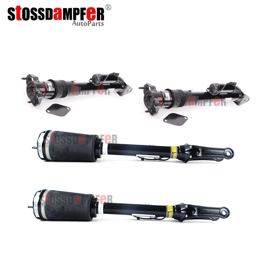 StOSSDaMPFeR 4 шт передний амортизатор с ADS Задняя Подвеска пневматическая езда подходит Mercedes-Benz GL ML W164 1643206013 1643202031