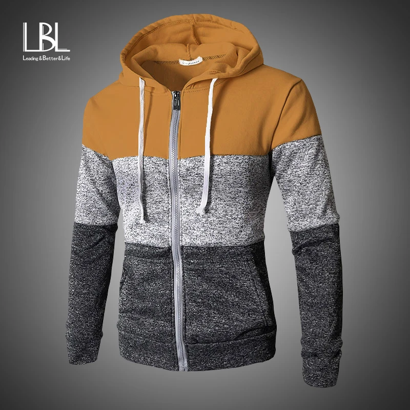 Mens Zipper Patchwork Sweatshirts Warm Hoodies 2019 Autumn Winter Casual Slim Fit Sweatshirts & Hoodies Top Men's Zipper Coats Mens Zipper Patchwork Sweatshirts Warm Hoodies 2019 Autumn Winter Casual Slim Fit Sweatshirts & Hoodies Top Men's Zipper Coats