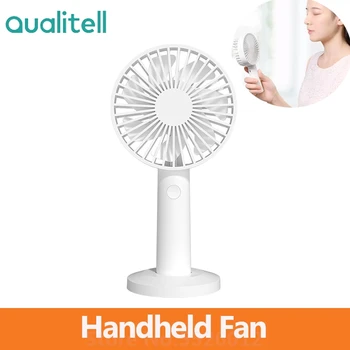 

Xiaomi Youpin Qualitell Handheld Fan Portable Handheld USB Rechargeable Vertical Dual-use Handheld Mini Three Wind Speeds Fans