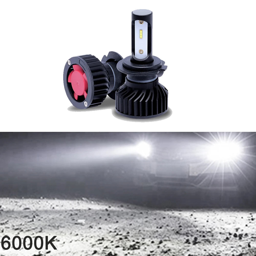 Stone Banks H7 H11 H8 H9 H16 9005 HB3 9006 HB4 светодиодный автомобилей головной светильник 100W 6000K супер яркий зэс светодиодный светильник лампы для Автомобильная противотуманная фара 12V 24V - Испускаемый цвет: 2 Pcs 6000K