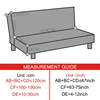 Meijuner Solid Color Armless Sofa Bed Cover Elastic Tight Wrap Couch Covers Stretch Flexible Slipcovers Sofa For Hotel Home 6