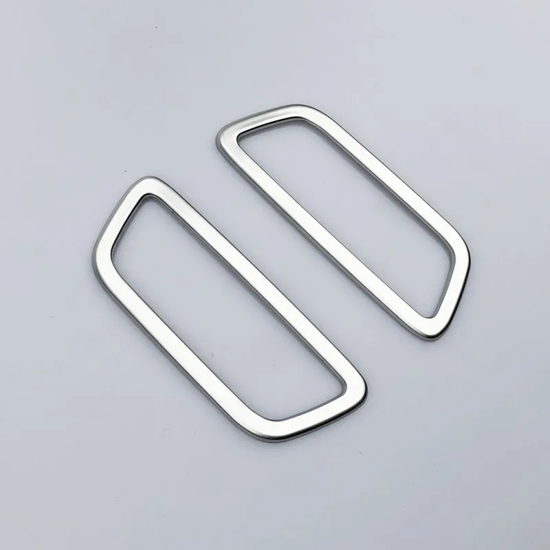 Fit For Volvo XC40 Car Styling Stainless Matte Front Car Roof Speaker Frame Cover Trim 2pcs Auto Accessories