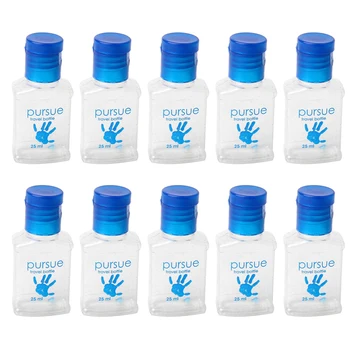 

10pcs 25ml Mini Easy Flip Top Bottle Plastic Squeeze Hand Portable Container Make Up