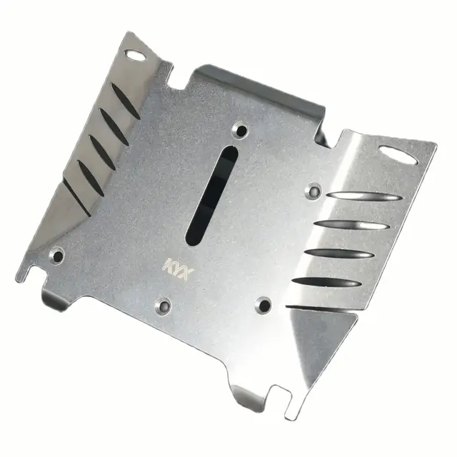 KYX Remote Control Model Car Stainless Steel Chassis Guard Plate Axial 1/10 RBX10 Ryft Upgrade Accessories
