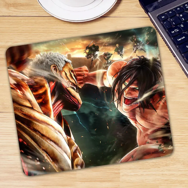 

Anime Attack on Titan Mouse Pad Gamer Mice for Laptop PC Universal Comfortable Anti-slip Mause Mat for Laptop Notebook Mousepad