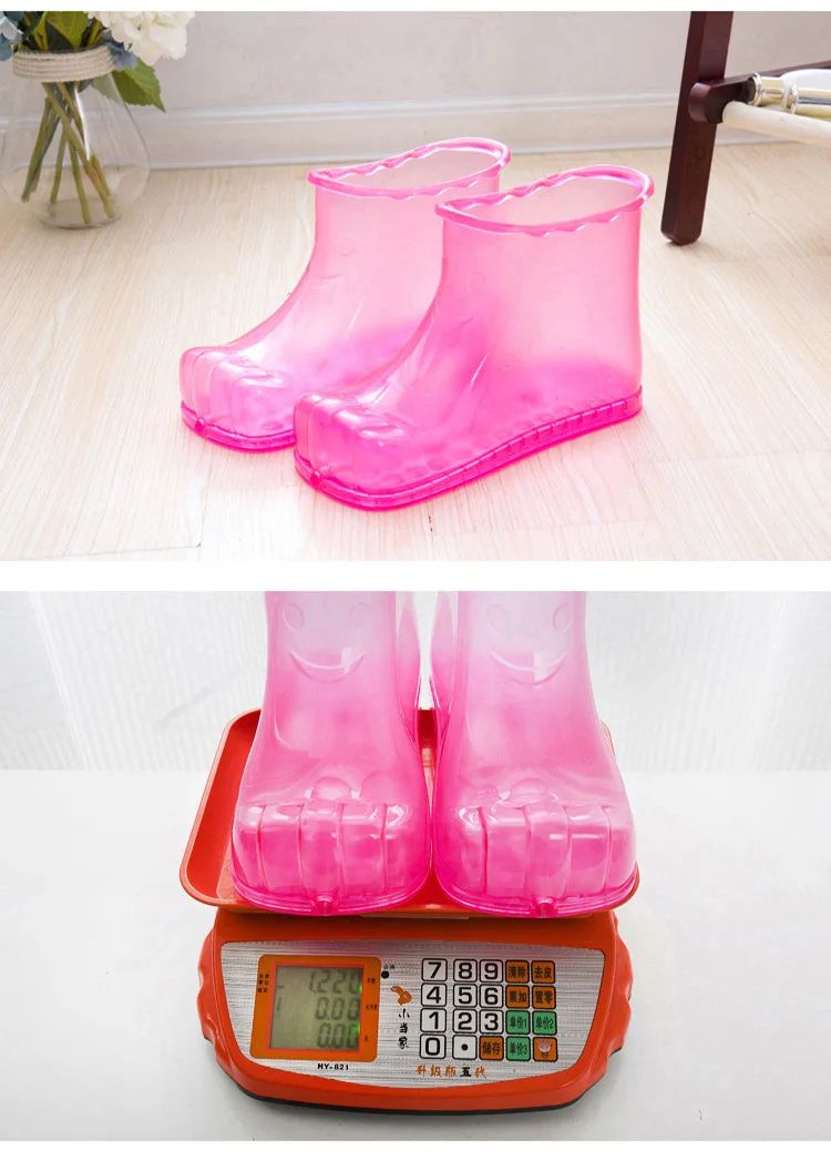 Непромокаемые зимние сапоги до лодыжки; женская обувь для замачивания ног; деревянное ведро; Банное ведро; пластиковая обувь для мытья ног; женская обувь для здоровья