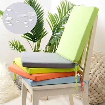 

Removable Chair Cushion Non-Slip Sofa Seat For Dining Chair Outdoor Tie On Office Garden Patio Cushions Waterproof Seat Pad