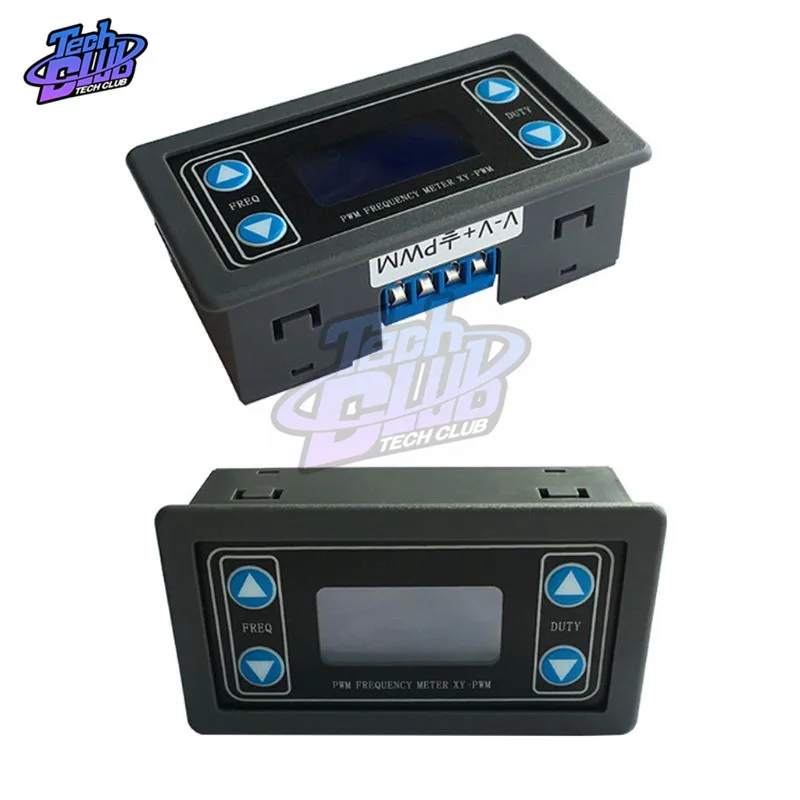 1Hz-150KHz LCD Digital Display PWM Signal Generator 1-Channel PWM Pulse Frequency Duty Cycle Adjustable Square Wave Generator 5