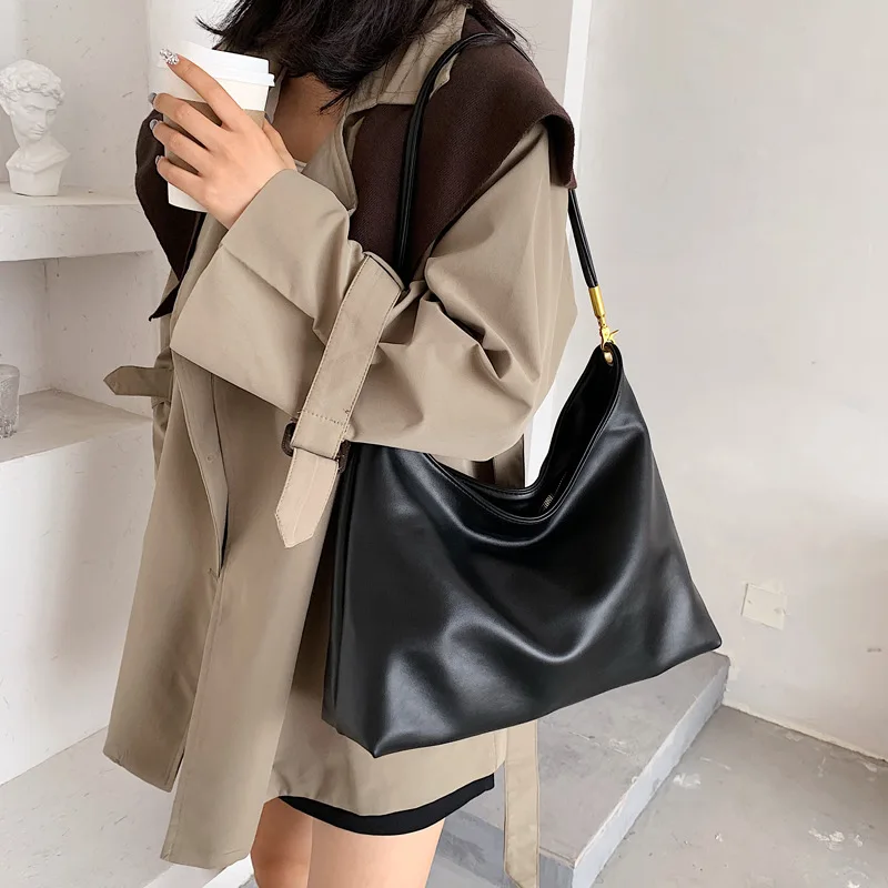 

Autumn Winter Large Capacity Crossbody Bag 2020 New Arrival Fashion Simple Design Single Shoulder Bag Casual All Match Handbag