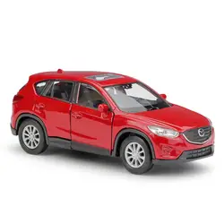 Welly 1:36 Mazda CX5 SUV красный оттягивающийся задний автомобиль литой автомобиль модель игрушечного автомобиля Модель автомобиля модели детский