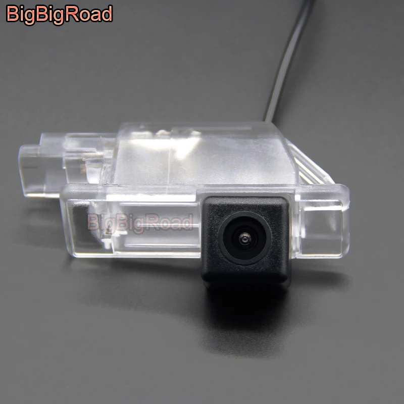 

BigBigRoad Car Rear View Parking CCD Camera For Peugeot 208 301 308 408 508 2008 3008 2012 2013 2014 2015 2016 2017 2018 2019