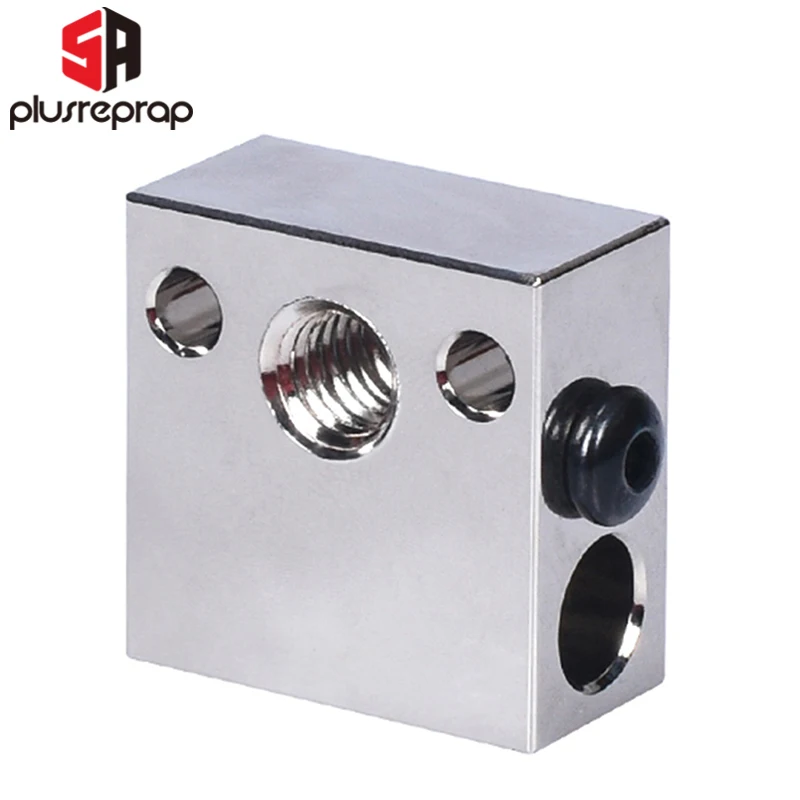 Bloco Aquecido de Cobre para Impressora 3d 5aplus Cr10 Alumínio Latão Chapeado para o Ender Cr10 Ender3 v2 Extrusora Hotend Bocal Mk8 - Imagem 3