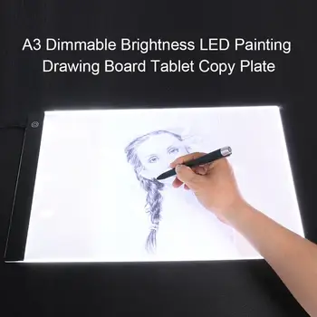 

LED Copy Station A3 Anime Copy Desk Write Through Table Transparent Platform Case Viewing Platform Copying Tables