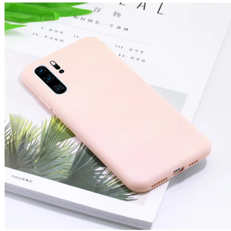 

For Huawei P20 Lite 2019 (6.4Inch) P30 P20 Mate 20 Mate10 Pro Case Plain Ptu Soft P10Plus Silica Inner Woollen Gel Anti-fall Cas