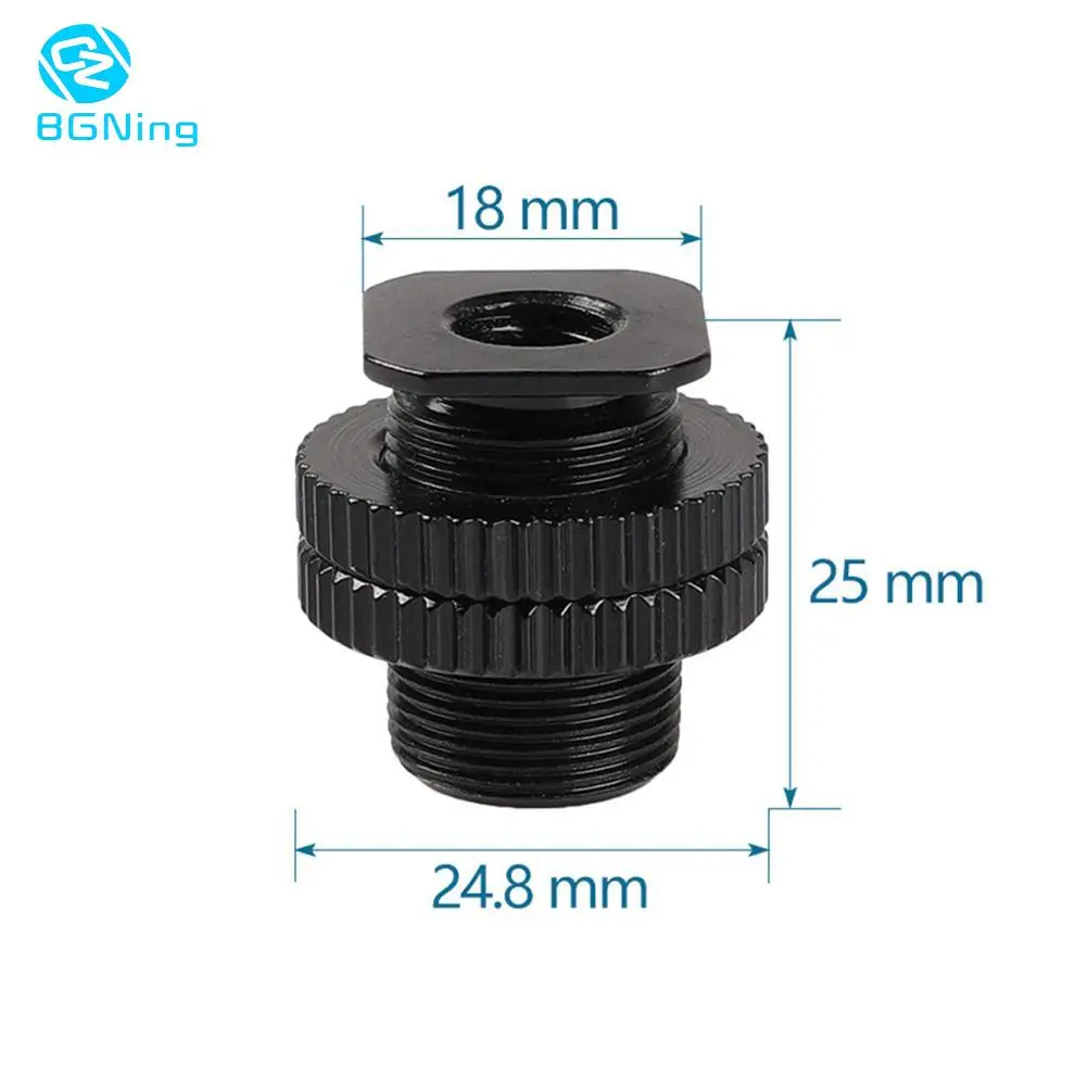 1/4 &quotЖенский до 5/8&quot Мужской Двойной адаптер Винт DSLR камера фотография ACC штатив