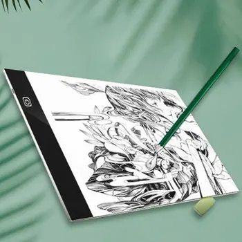 

Led drawing board A4 three-speed dimming+line Animation copying luminous pen board painting Copy table white