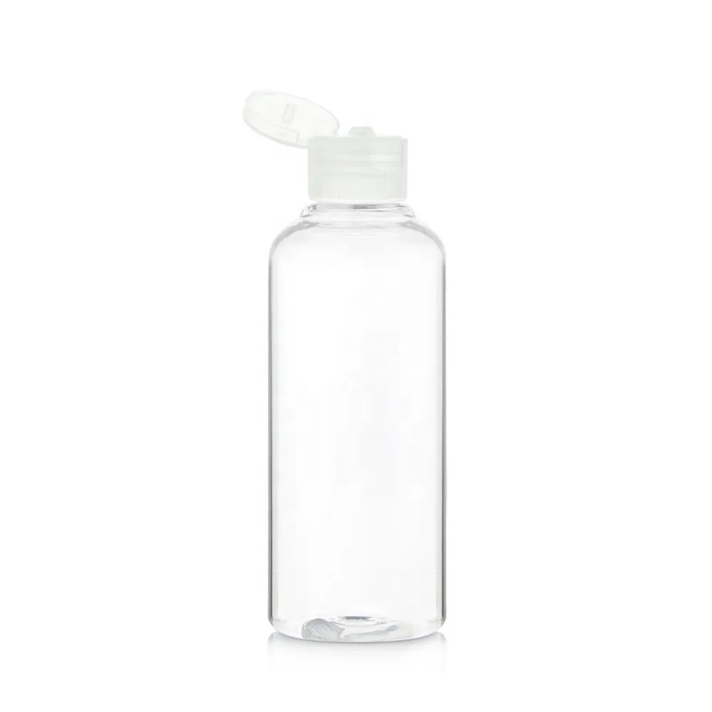 Bouteilles en plastique à rabat transparent PET 100ml, 50 pièces, flacons  vides pour parfum et cosmétiques