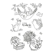 

a big thank you card decorative stamps kids craft stamps