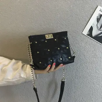 

Mini Small Bag Female 2020 New Style Online Celebrity Chain INS Shoulder Bag Female Students Korean-style Versatile Mobile Phone