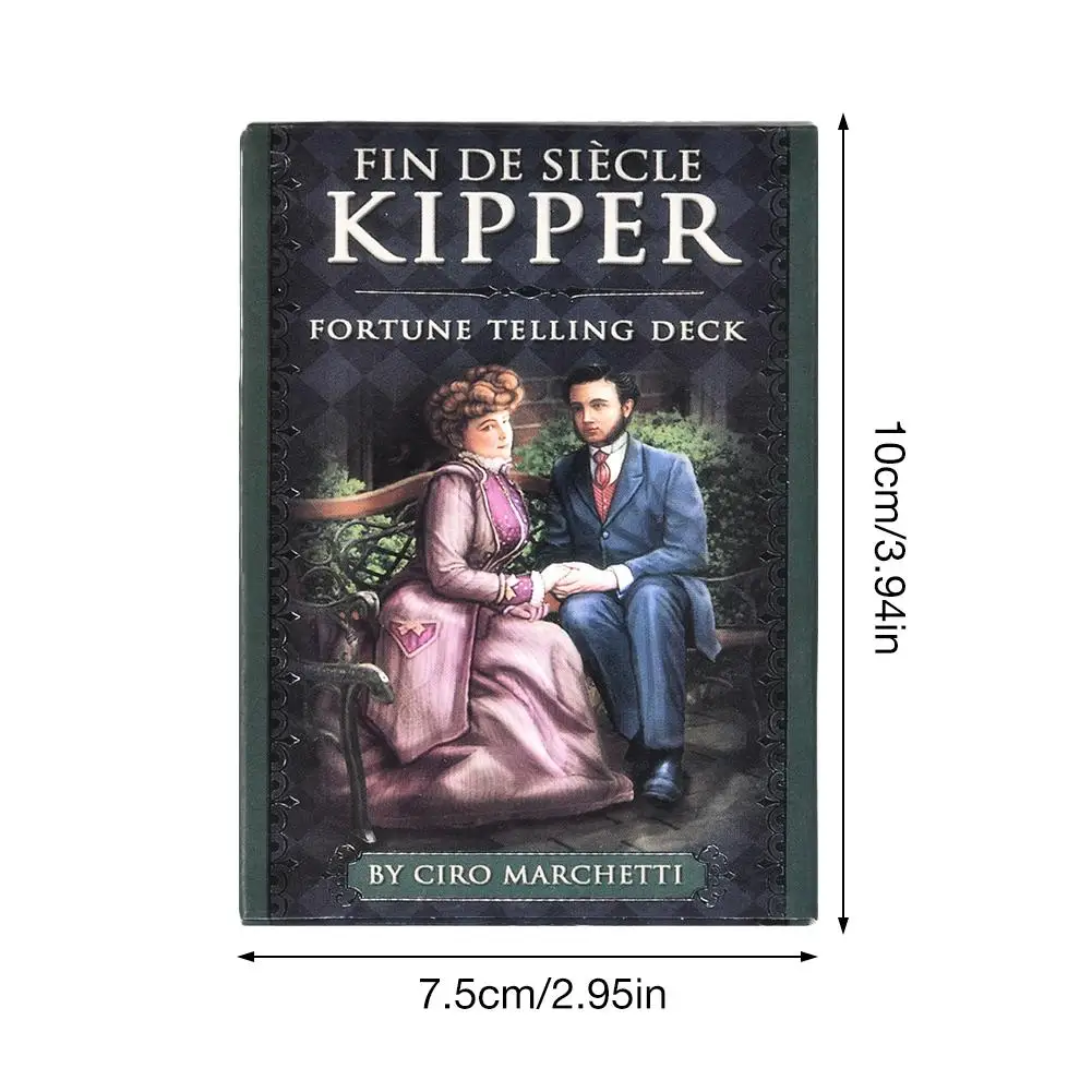NEW Fin Sieve Kipper Tarot Cards Full English Board Games Divination Fate Family Party Playing Oracle Card Deck Table Game 3