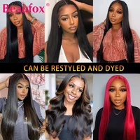 Beaufox cheveux péruviens paquets droit cheveux humains armure paquets Remy Extension de cheveux naturel noir 1/3/4 pièces 8-30 pouces 6