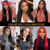 Beaufox Peruvian Hair Bundles Straight Human Hair Weave Bundles Remy Hair Extension Natural Black 1/3/4 Pcs 8-30 Inches 6
