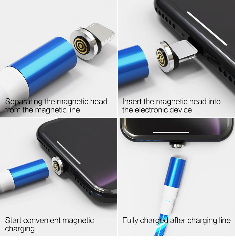 POPSTAND быстрое зарядное устройство 3,0 Магнитный кабель для iPhone XS XR X 7 6 Быстрый Micro usb type C магнит type-C телефонный кабель для samsung