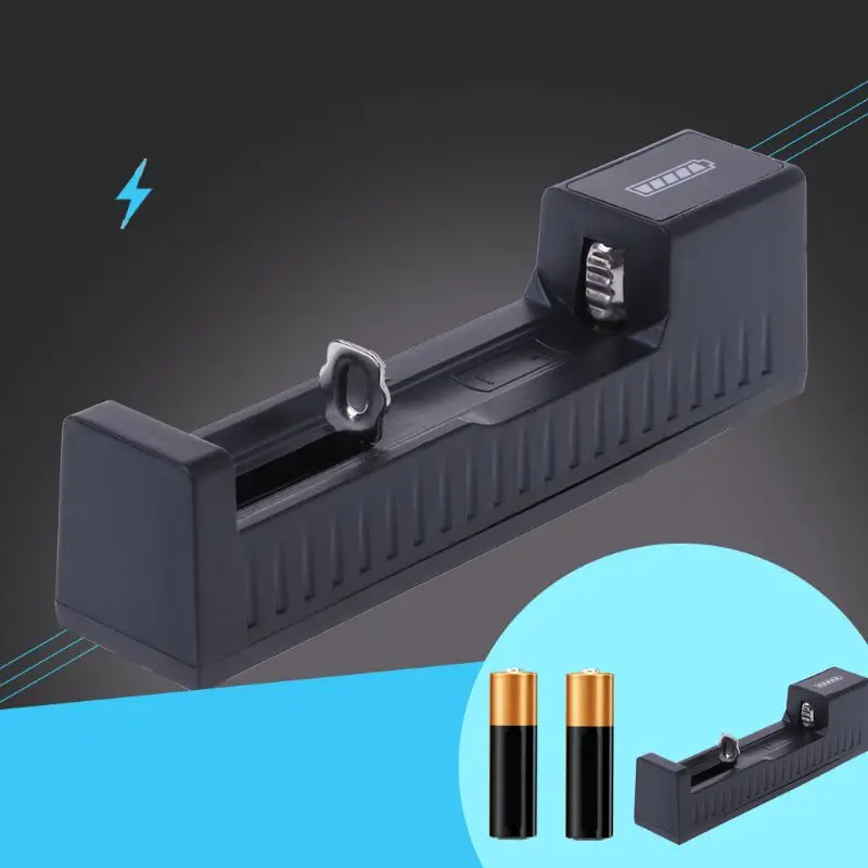 3,7 V Универсальный перезаряжаемый аккумулятор USB Зарядное устройство для 18650 16340 14500 10400 26650 литий-ионный аккумулятор USB Зарядное устройство