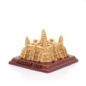 

Cambodia Angkor Wat Shaped Sand Table Accessories Miniature Figurine Kawaii Sand Table Gardens Decoration